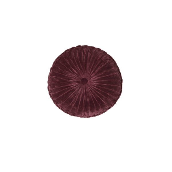 Coussin ROND bleu
